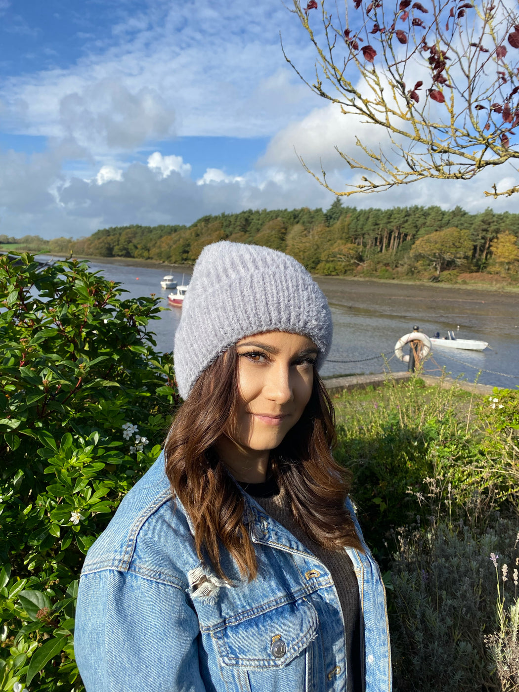 Grey Vicky beanie