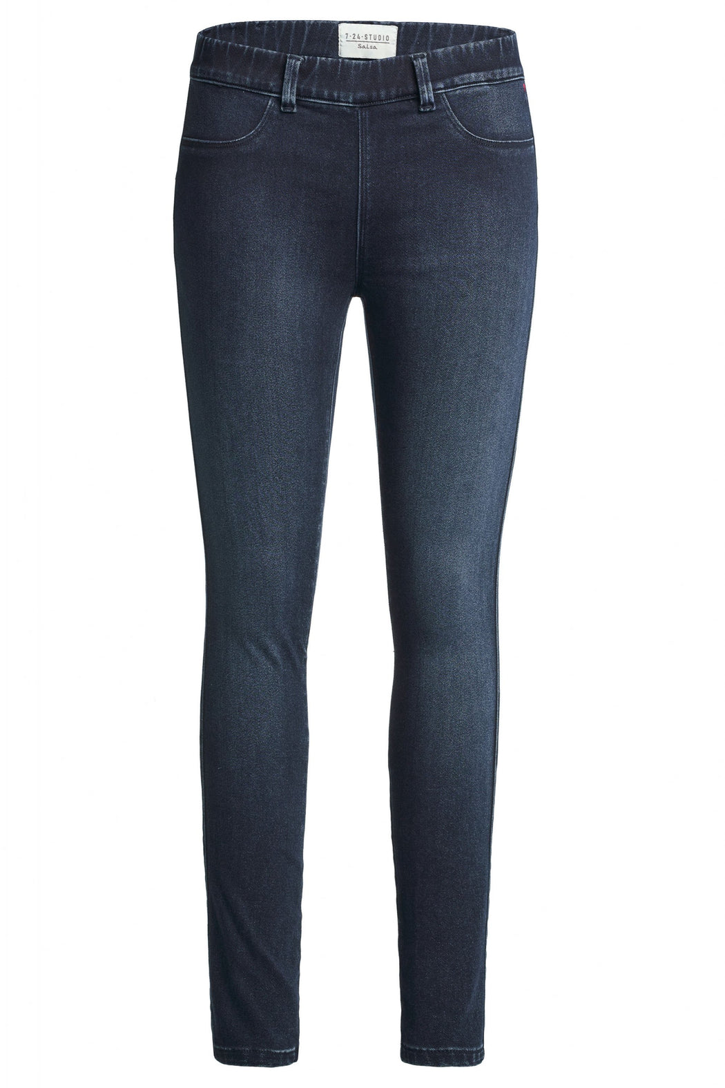 125235 salsa sale Push Up Wonder  dark indigo medium-waisted capri jeggings