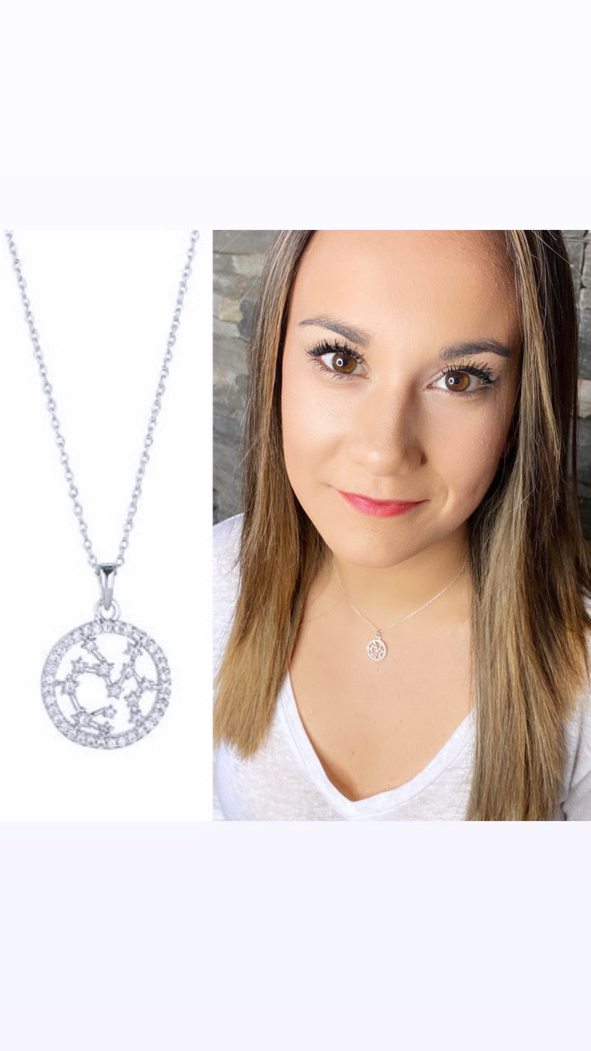 P134NAP LAYLA RHODIUM PENDANT