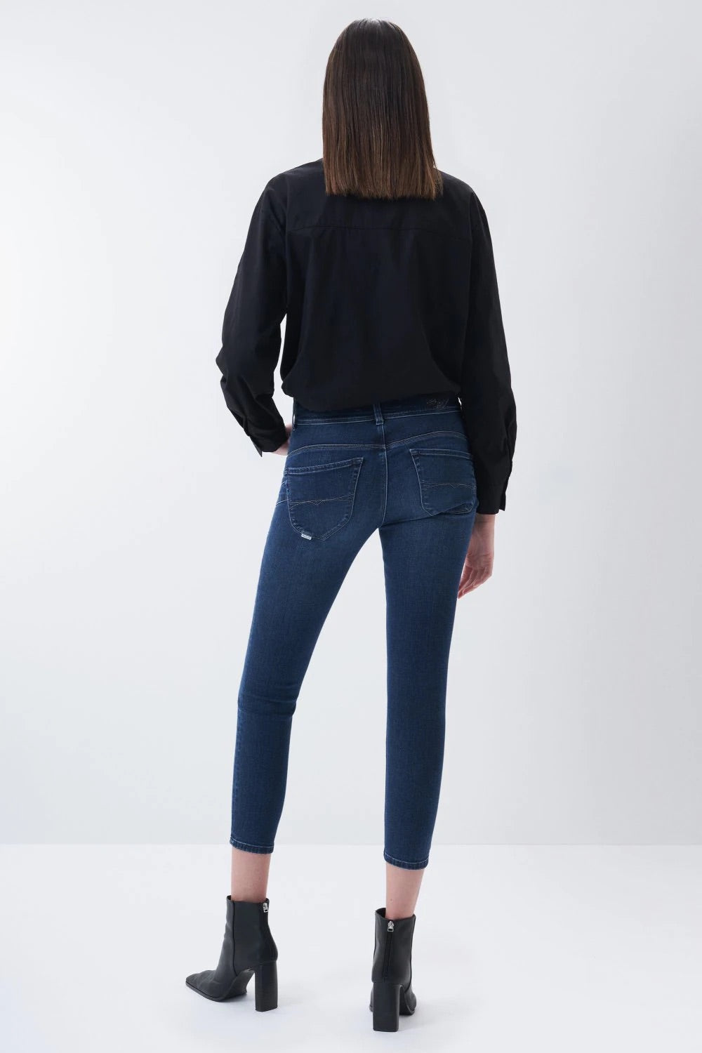 126056 SALSA SALE CROPPED SKINNY PUSH IN SECRET JEANS