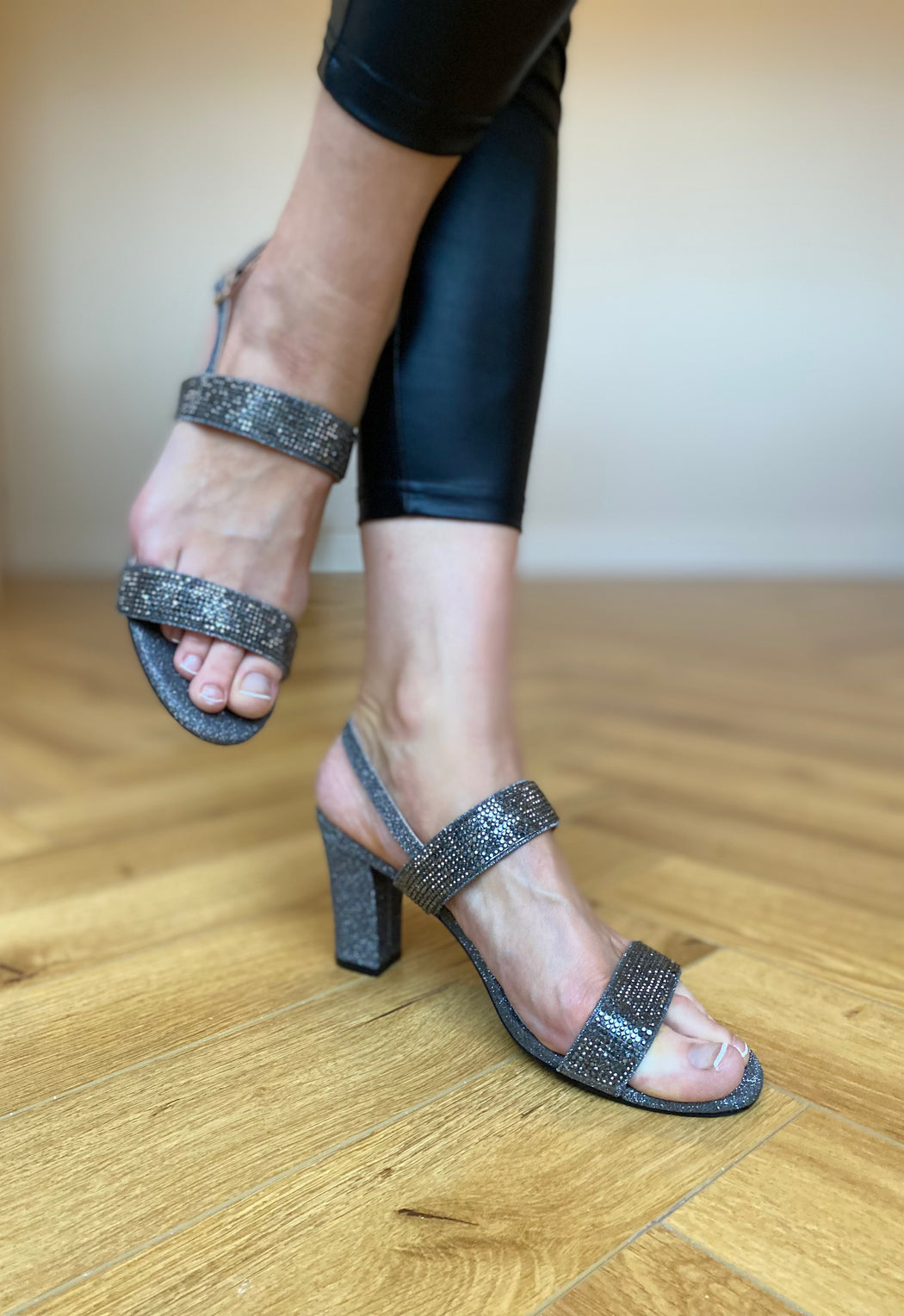 Pewter millhouse heels