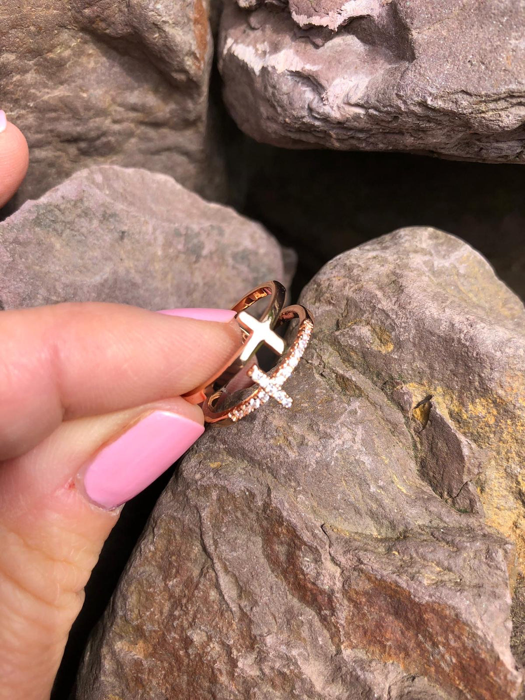 ROSE GOLD DOUBLE RING