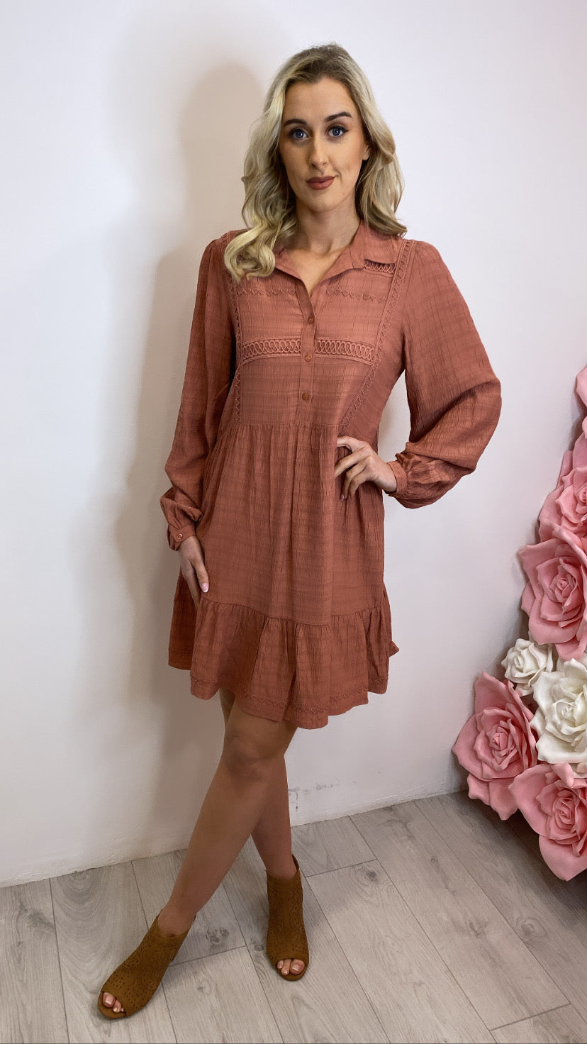 125830 Salsa rust dress sale