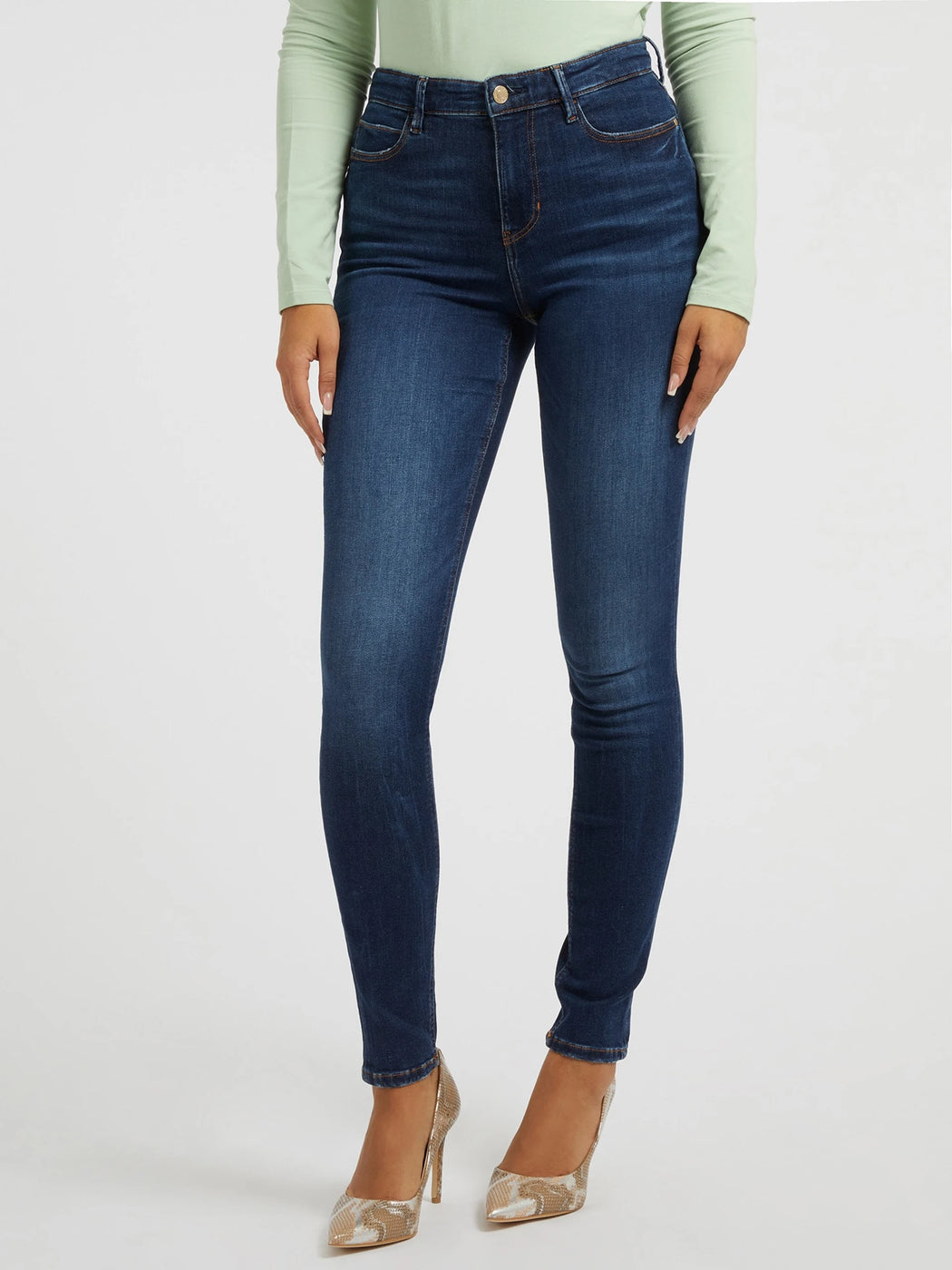 Guess Annette W2YA99D4Q03 skinny mid waist jean