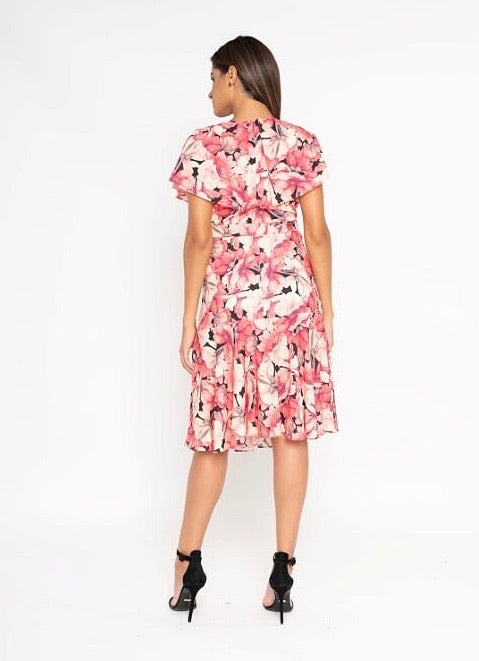 Diva Flora frill dress