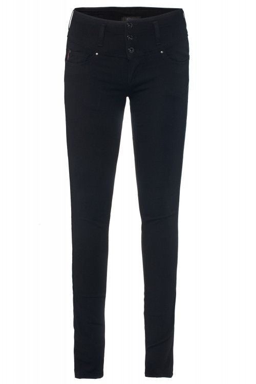 123425 MYSTERY PUSH UP SKINNY TRUE BLACK