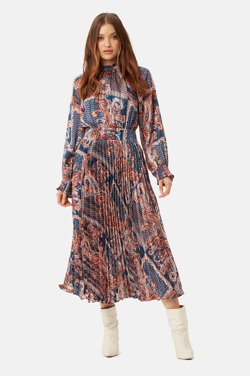 Whisper teal print traffic midi