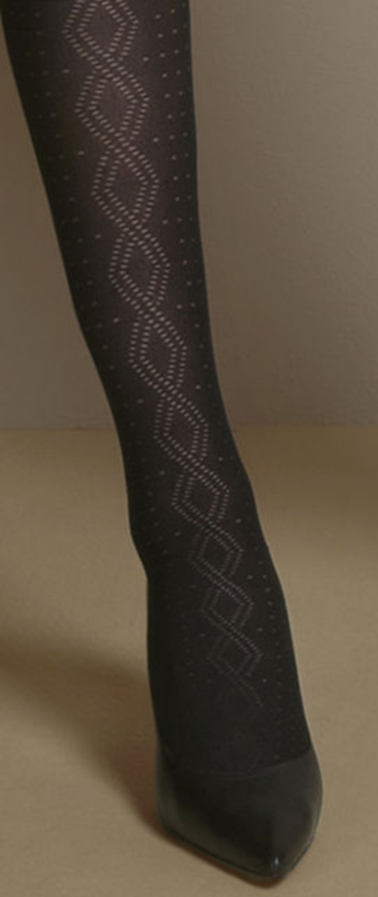 Zig zag fashion tights