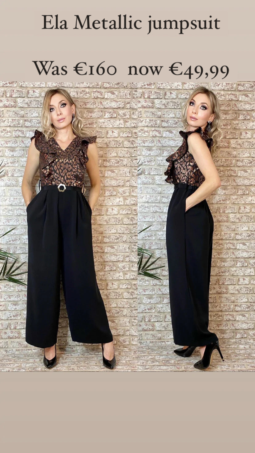 Ela Metallic jumpsuit