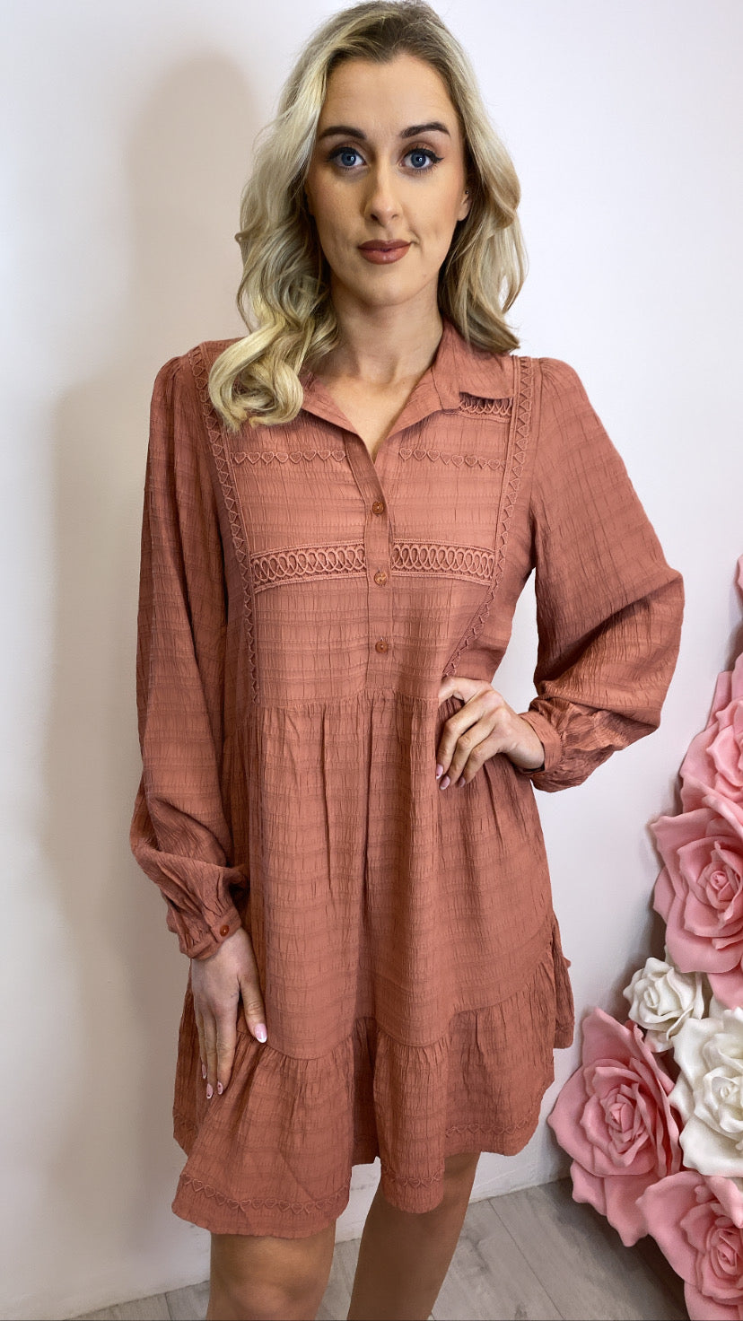 125830 Salsa rust dress sale