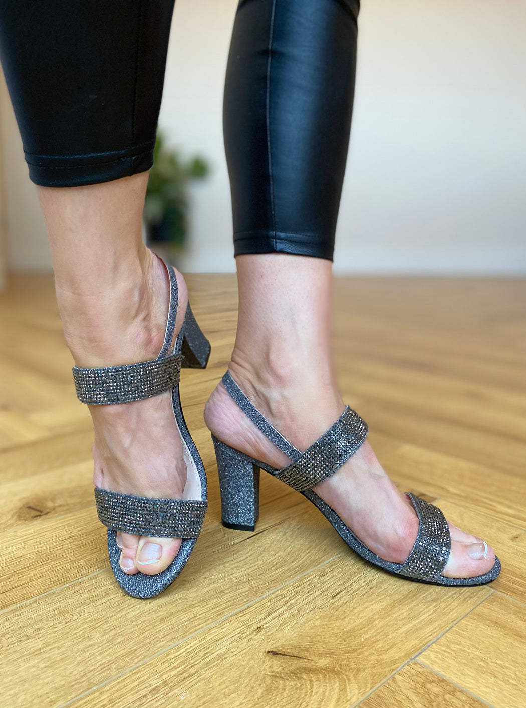 Pewter millhouse heels