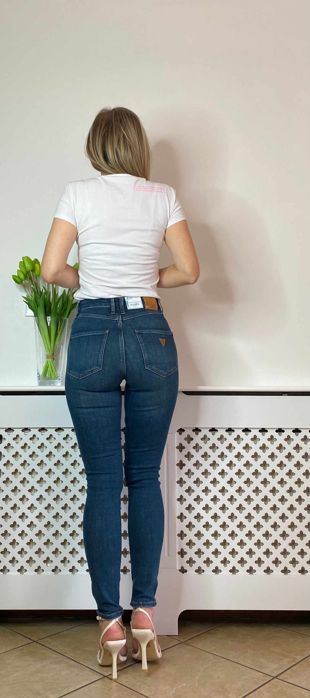Ntup Guess super high Capri skinny