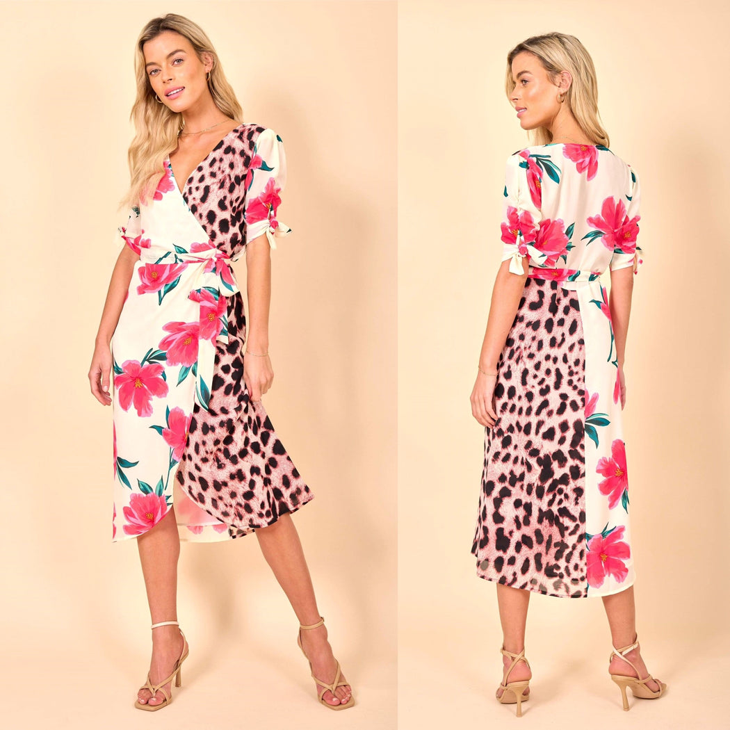 OLIVERA DANCING LEOPARD  IN CREAM BASE TULIP MIX