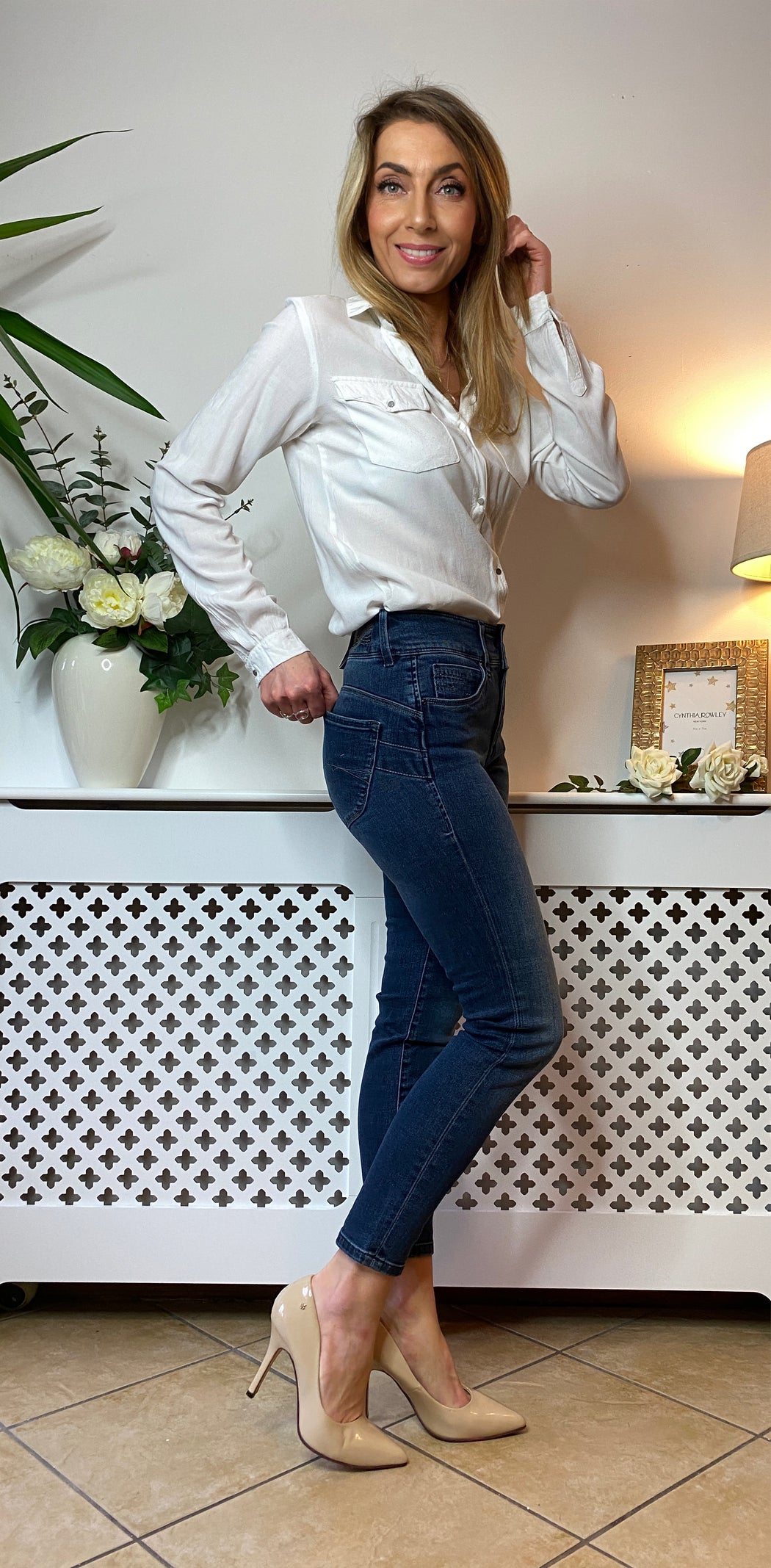 126056 SALSA SALE CROPPED SKINNY PUSH IN SECRET JEANS
