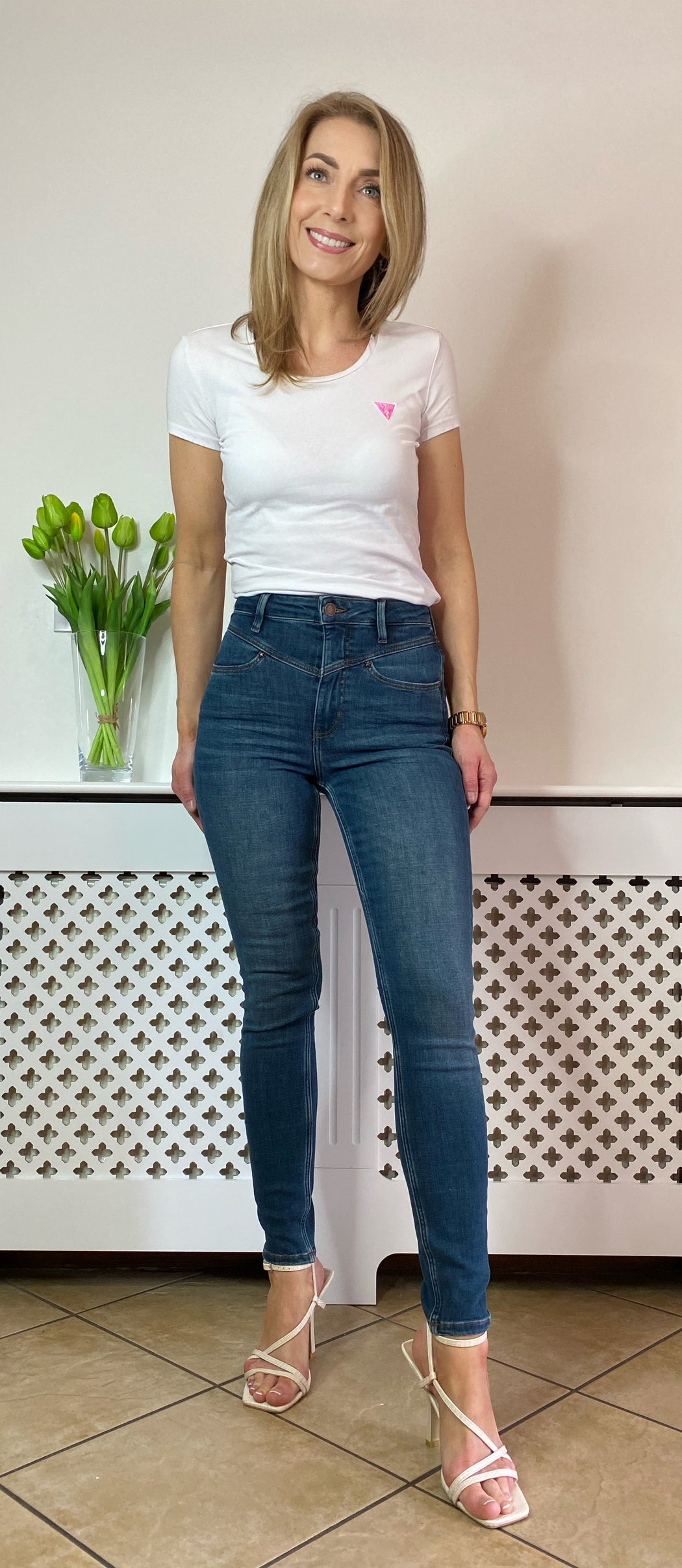 Ntup Guess super high Capri skinny