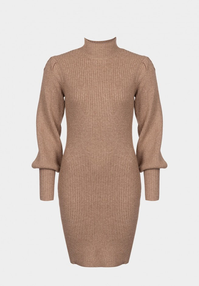 Beige Corunha knit dress
