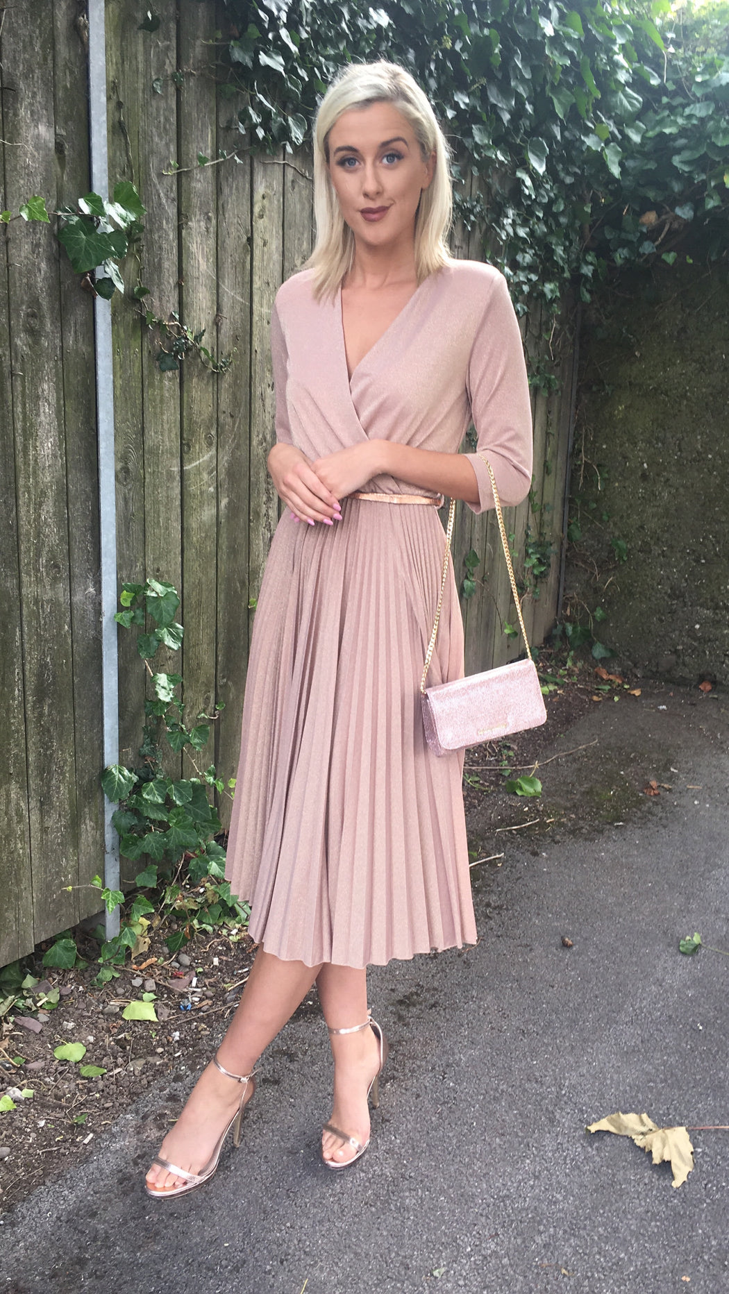 Rose gold borsa Rinascimento bag