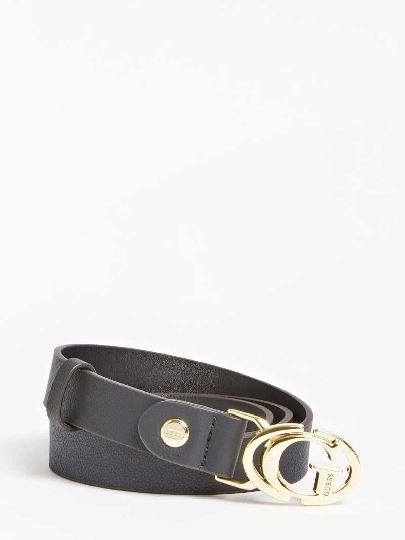 BW7590VIN25  Black pagina guess belt