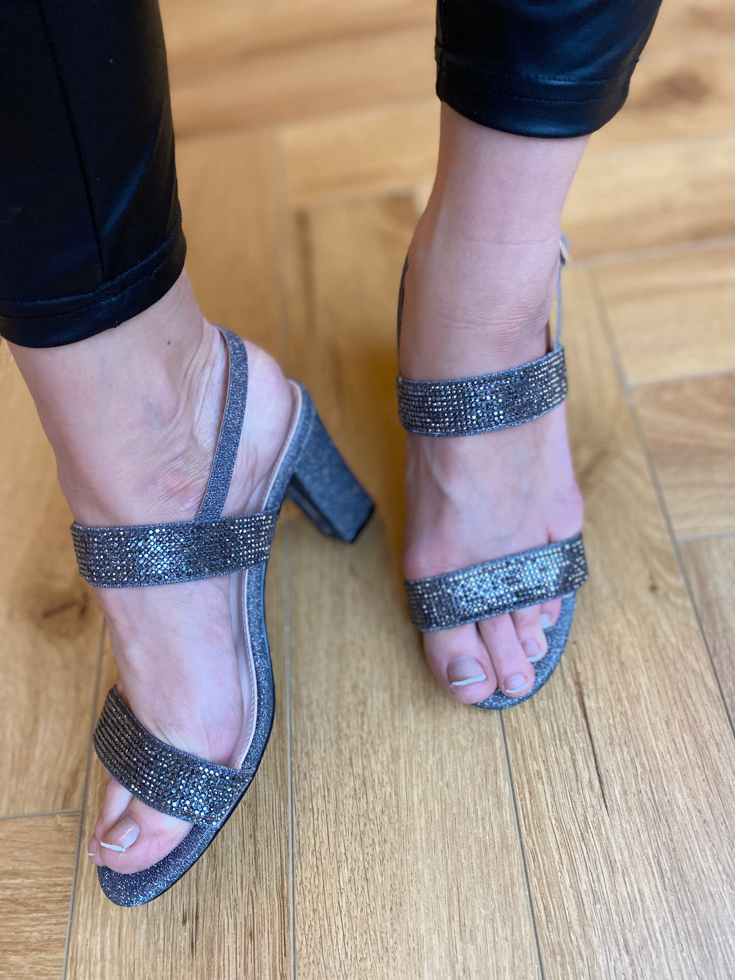 Pewter millhouse heels