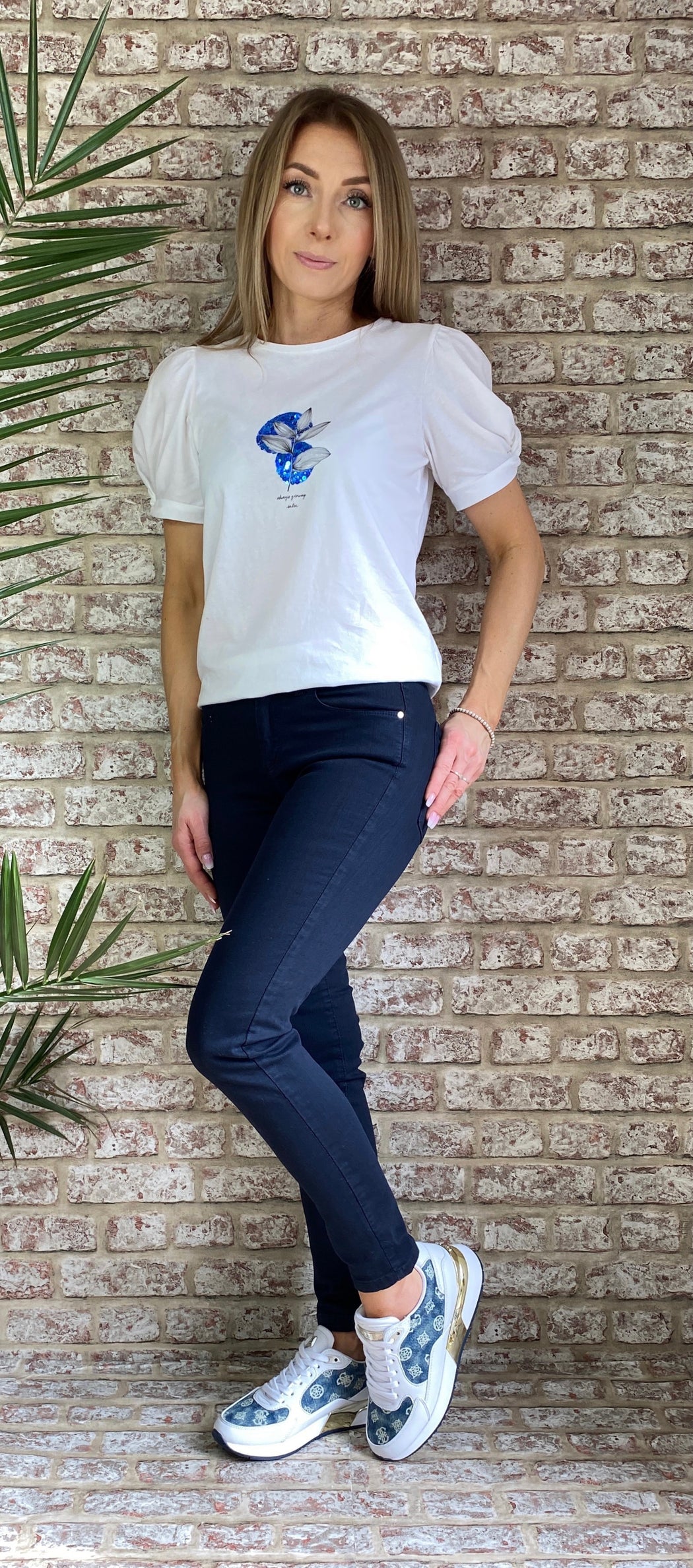 Dark navy fly girl sale skinnies