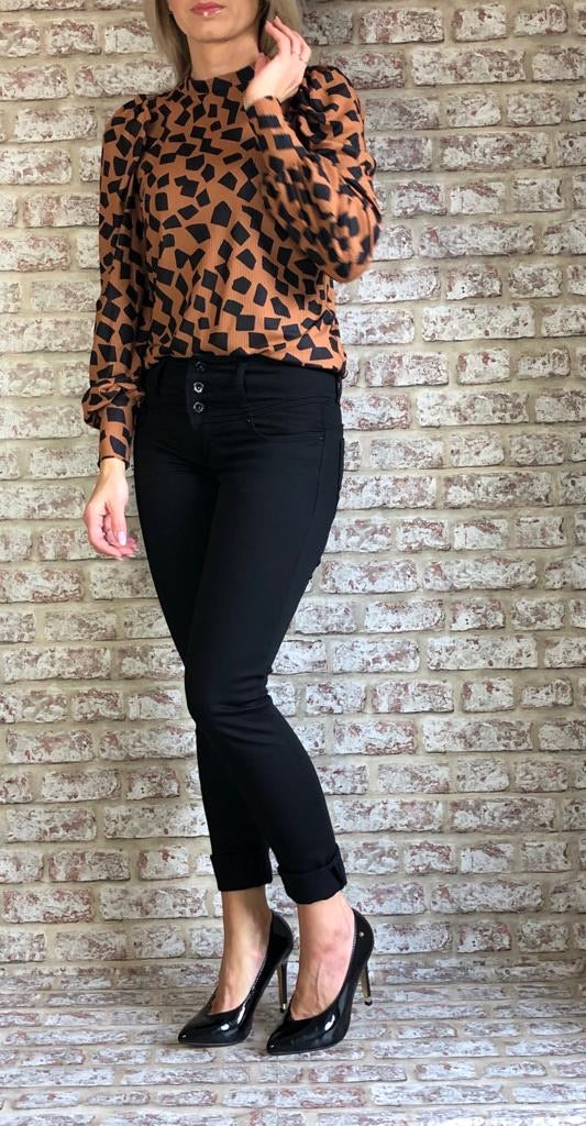 123425 MYSTERY PUSH UP SKINNY TRUE BLACK