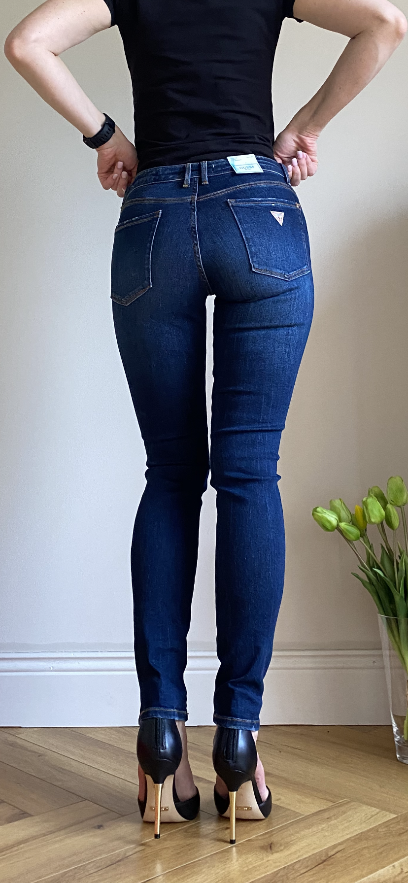 Guess Annette W2YA99D4Q03 skinny mid waist jean