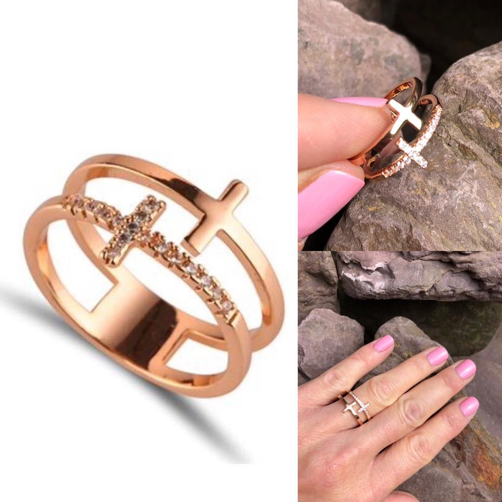 ROSE GOLD DOUBLE RING