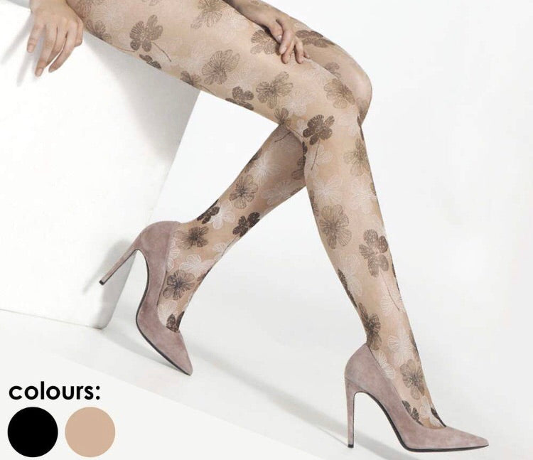 3583 FLORAL PRINT TIGHTS