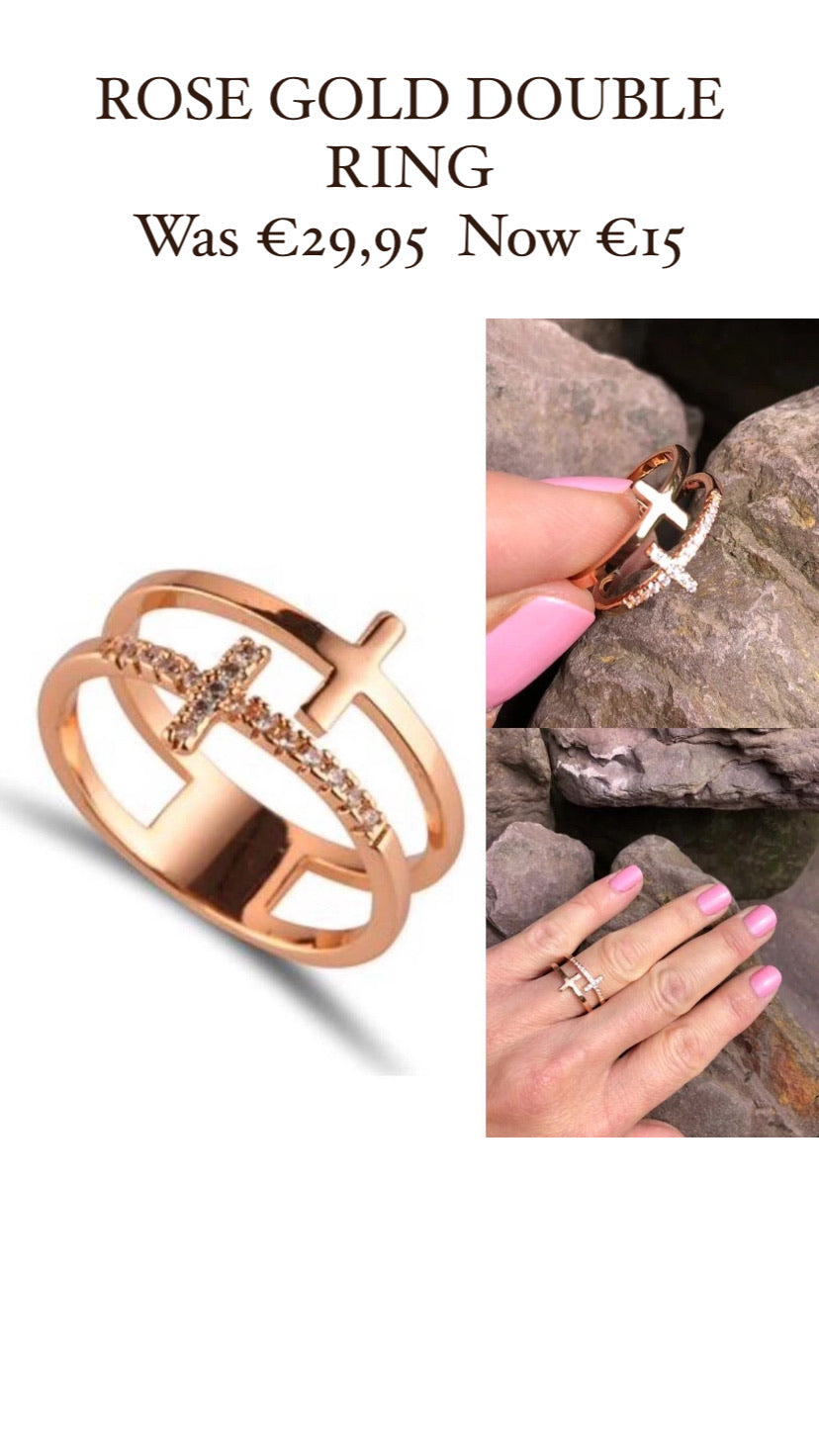 ROSE GOLD DOUBLE RING