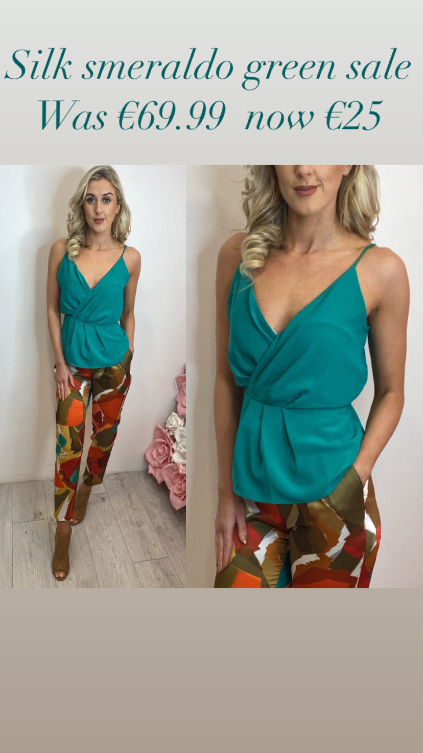 Silk smeraldo green sale