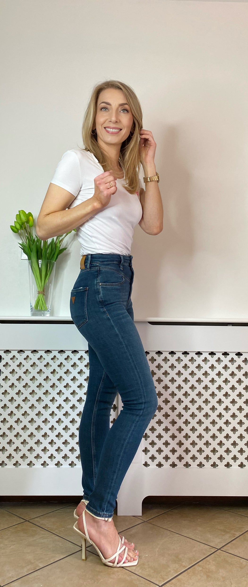 Ntup Guess super high Capri skinny