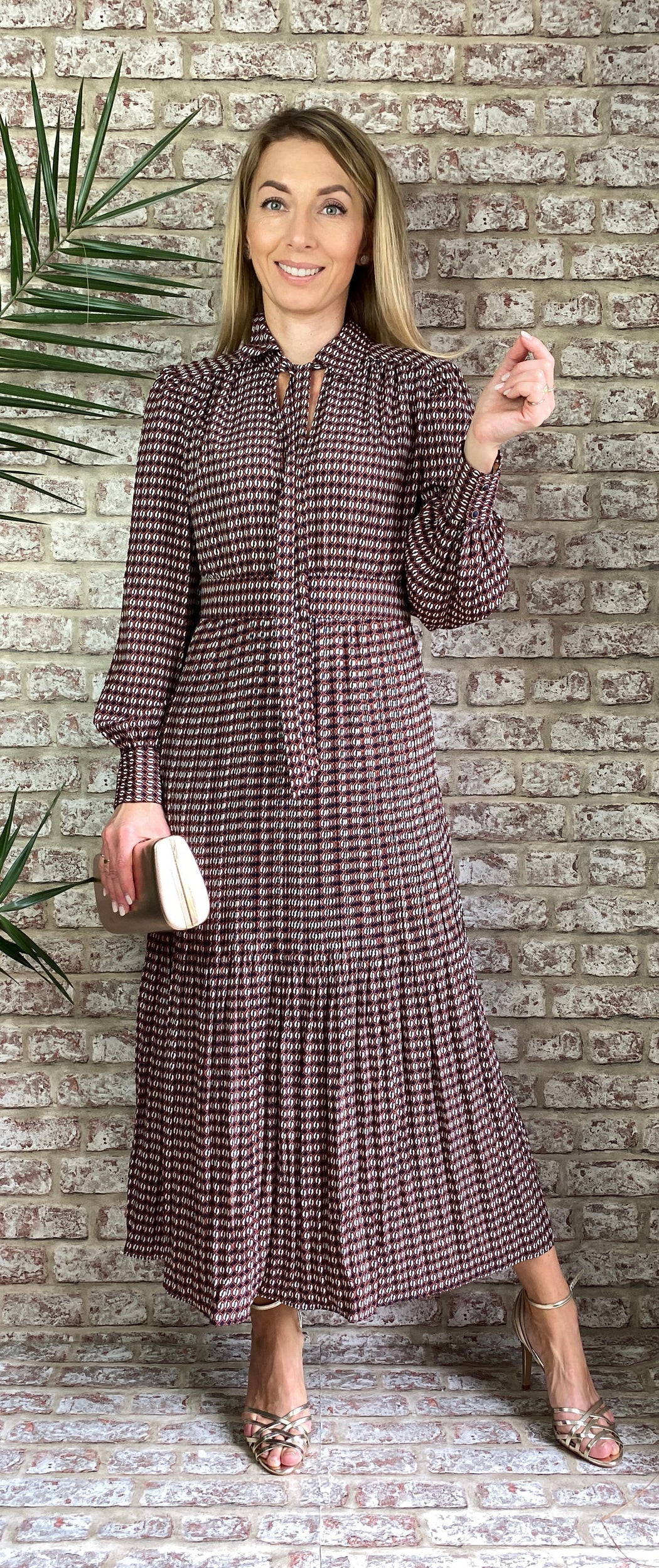 Dalliance traffic navy print dress sale