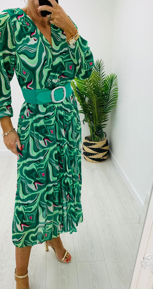 Ruby green waist belt