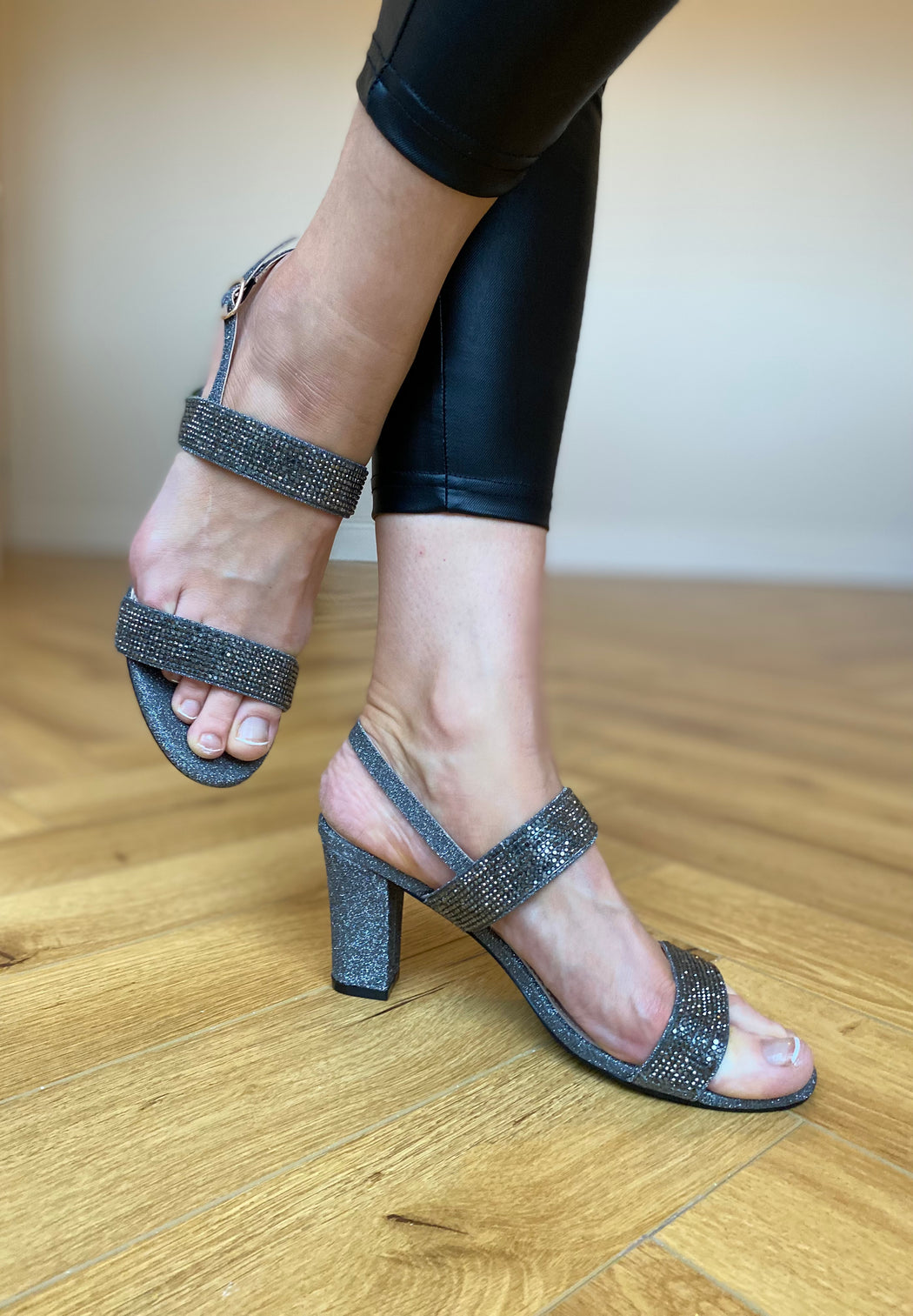 Pewter millhouse heels