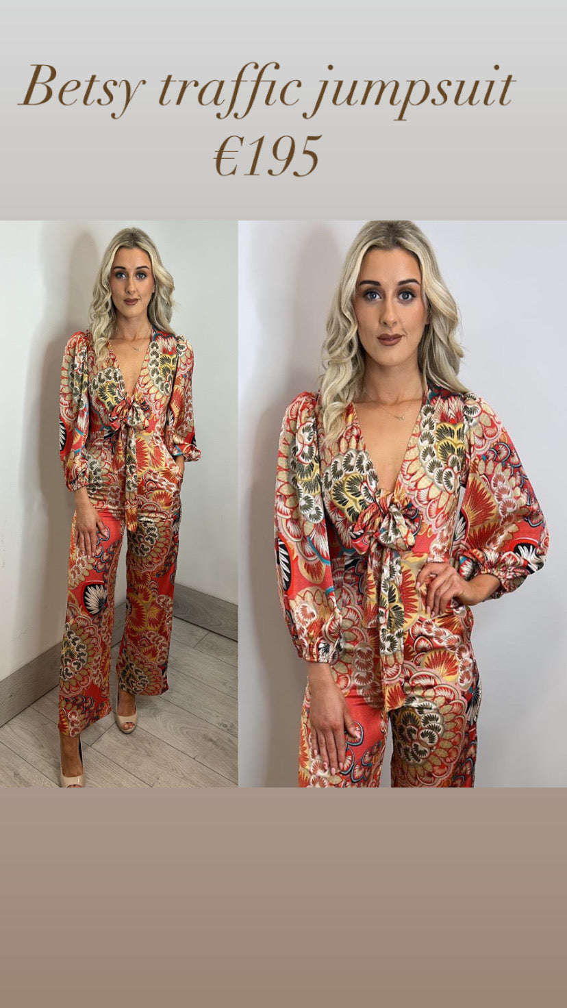 Betsy traffic jumpsuit