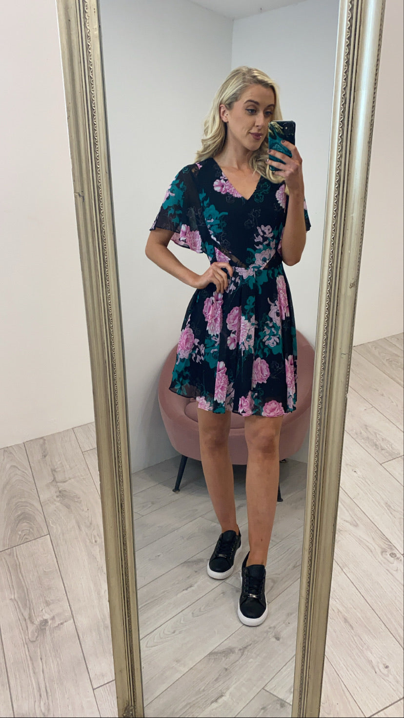 Ella floral dress guess sale