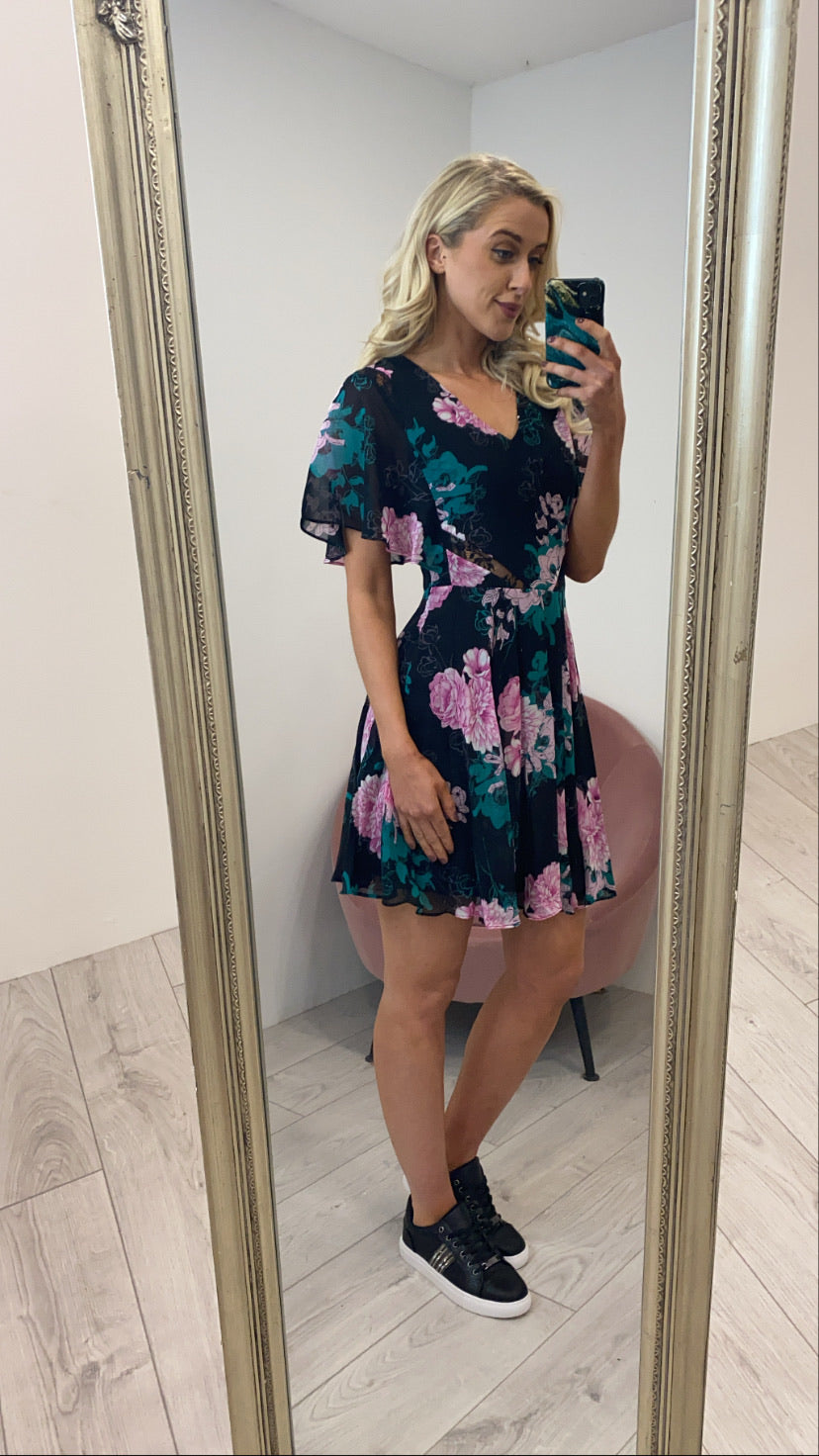 Ella floral dress guess sale