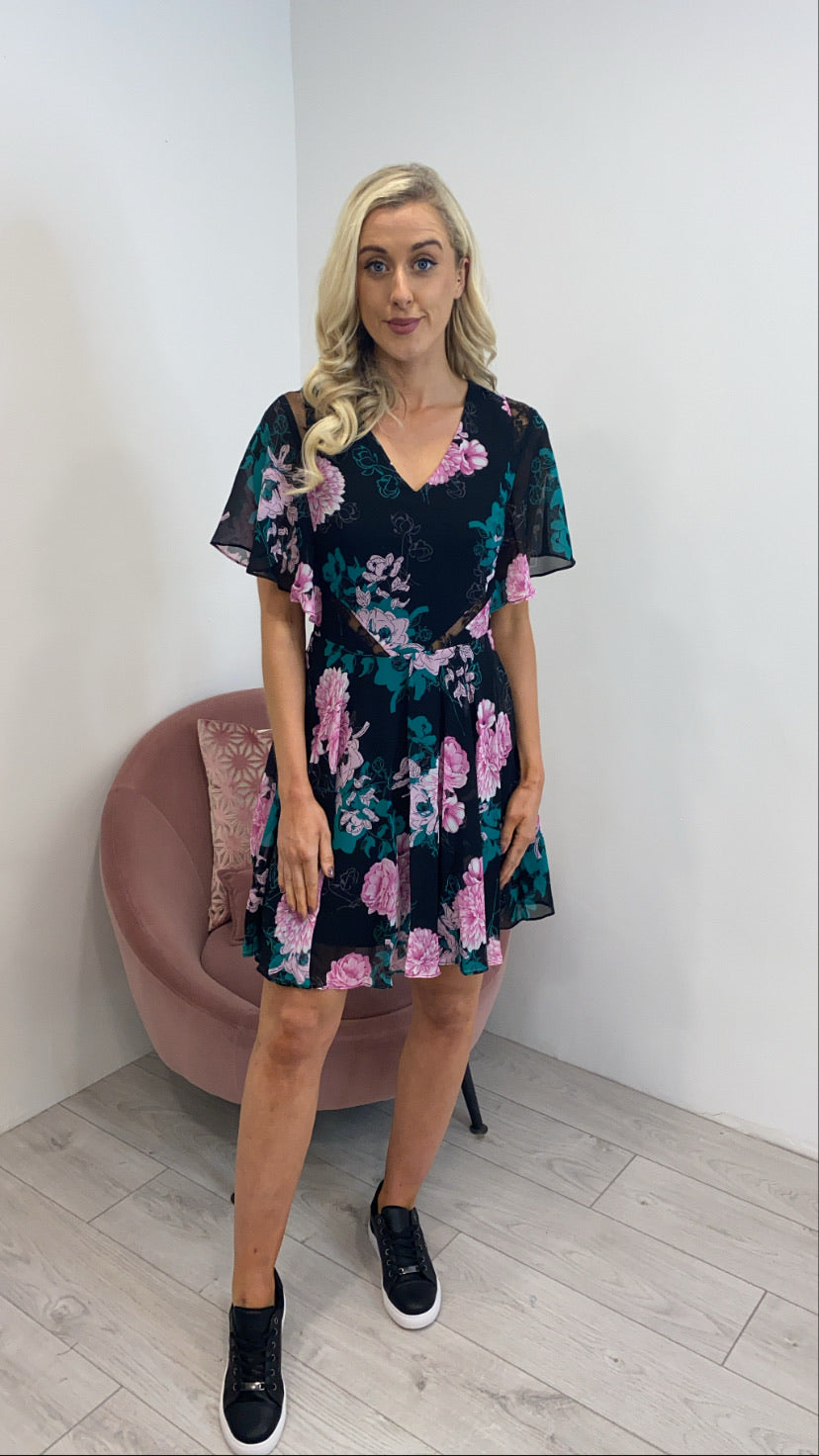 Ella floral dress guess sale