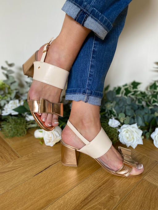 Brecon Golden shore heels