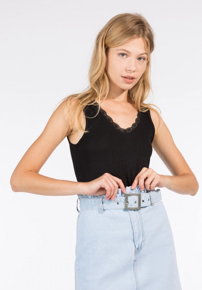 Vigo black tank top