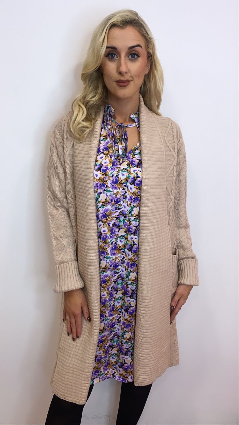 Love669 sale purple floral dress