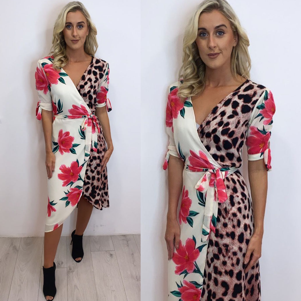 OLIVERA DANCING LEOPARD  IN CREAM BASE TULIP MIX