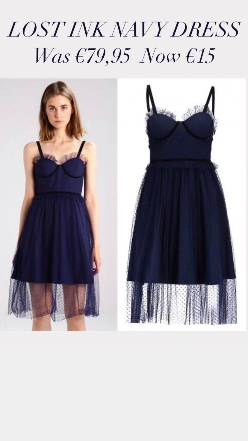 LOST INK NAVY DRESS