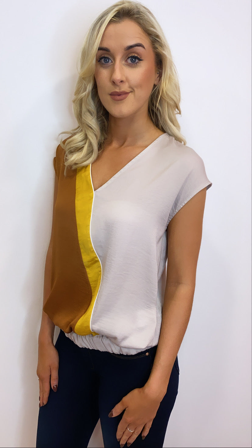 Sabina tri tone sale top