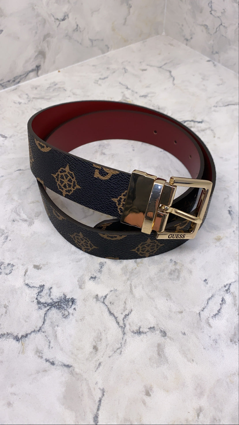 BW7569VIN35 Camy reversible guess logo belt