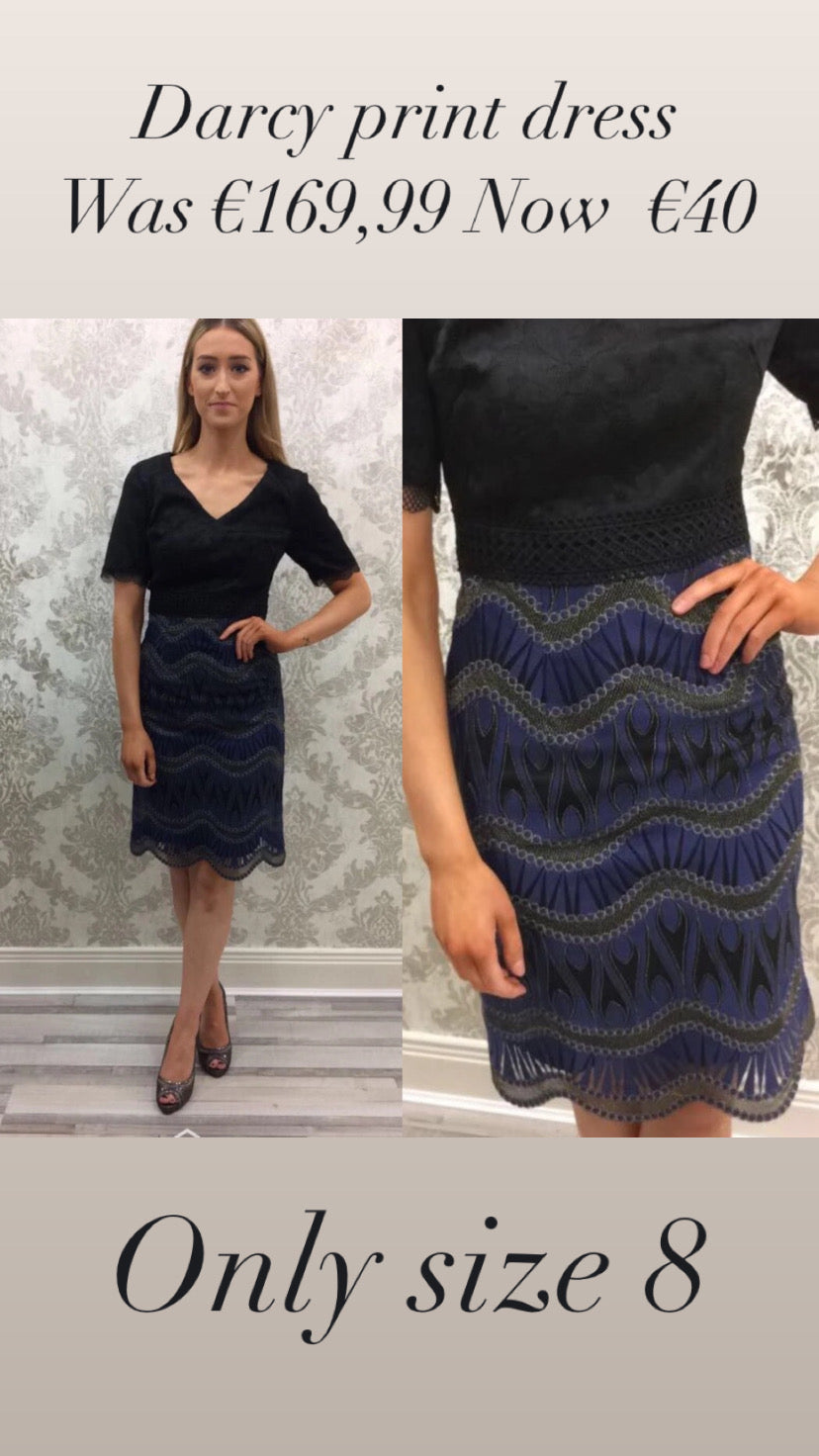 Darcy print dress