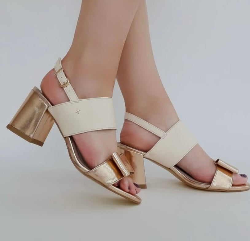Brecon Golden shore heels