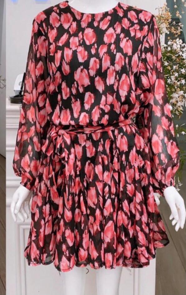 Black red Ivivi floral dress