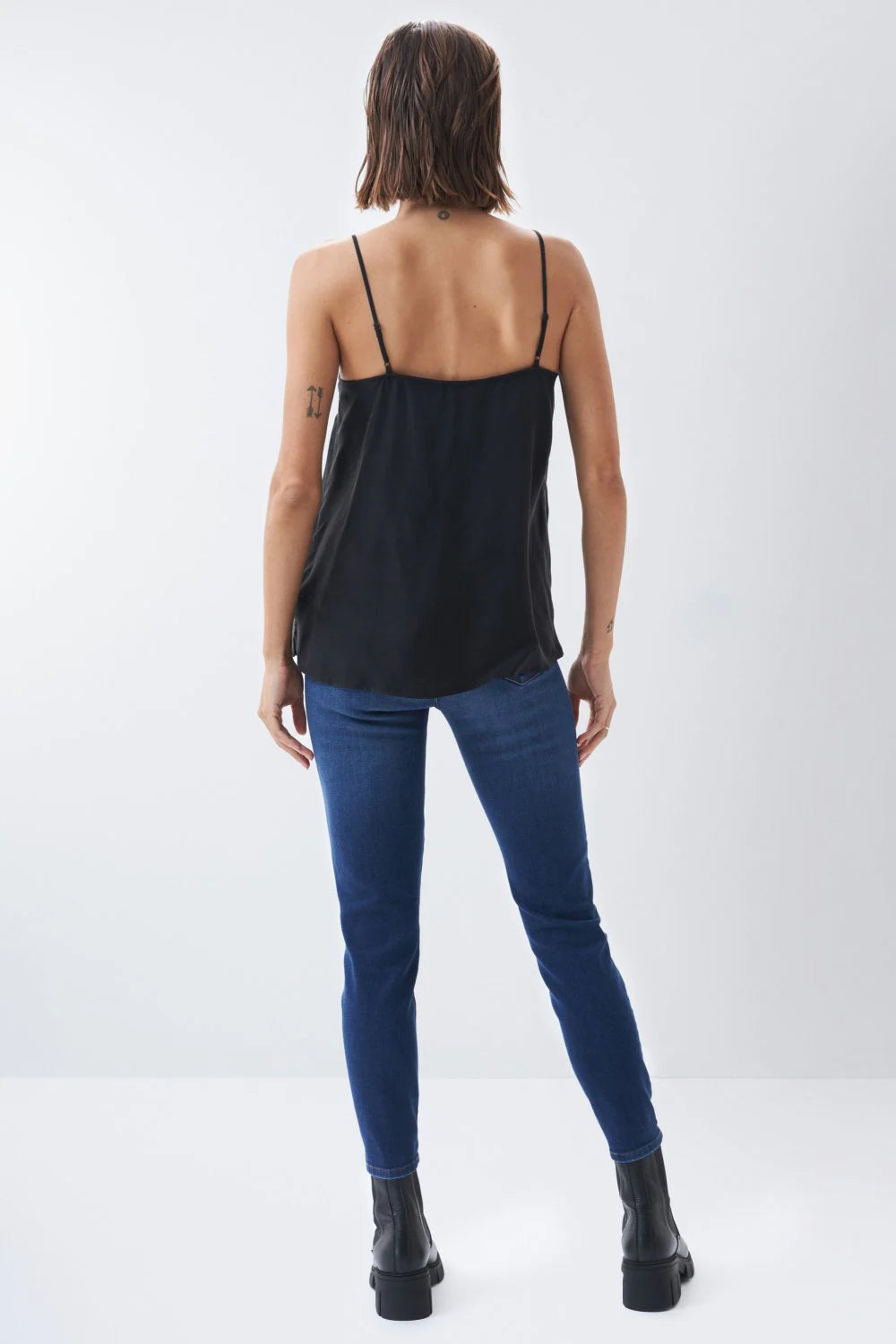 122861 black salsa cami with lace sale