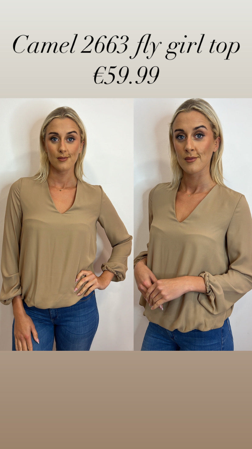 Camel 2663 fly girl top